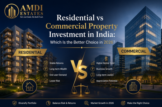 Residential vs Commercial Property Investment in India: Which Is the Better Choice in 2026?